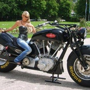 Leon Hardt Gunbus worlds biggest motorcycle