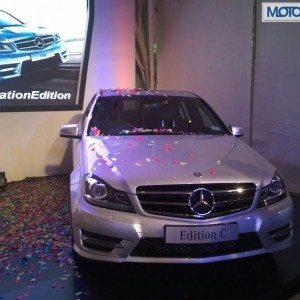 Mercedes C Class Edition C Celebration Edition launch pics