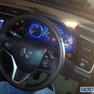 New  Honda City dashboard and instrument panel
