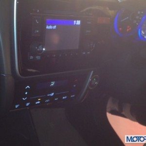 New  Honda City dashboard and instrument panel
