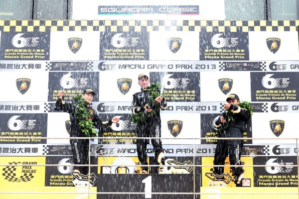 PRO-AM Champions Celebrate on the Podium at the Guia Circuit in Macau