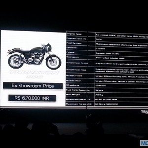 Triumph Motorcycles India launch images