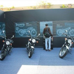 Triumph Motorcycles India launch images