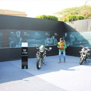 Triumph Motorcycles India launch images