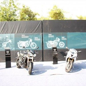 Triumph Motorcycles India launch images