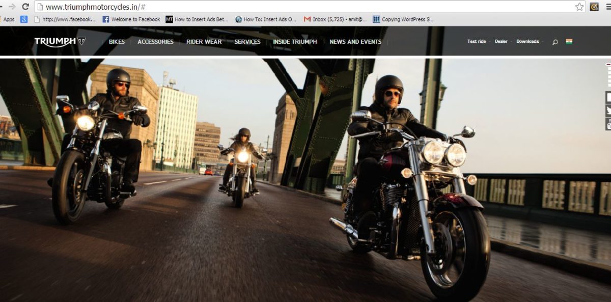 Triumph Motorcycles India official Site