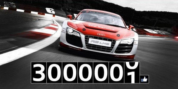 audi 3 million facebook fans