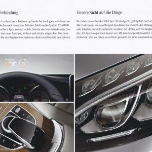 Mercedes C Class brochure pics