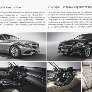 Mercedes C Class brochure pics