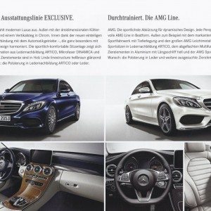 Mercedes C Class brochure pics