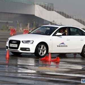 Apollo Vredestein tyre review test at BIC in Audi cars