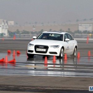 Apollo Vredestein tyre review test at BIC in Audi cars