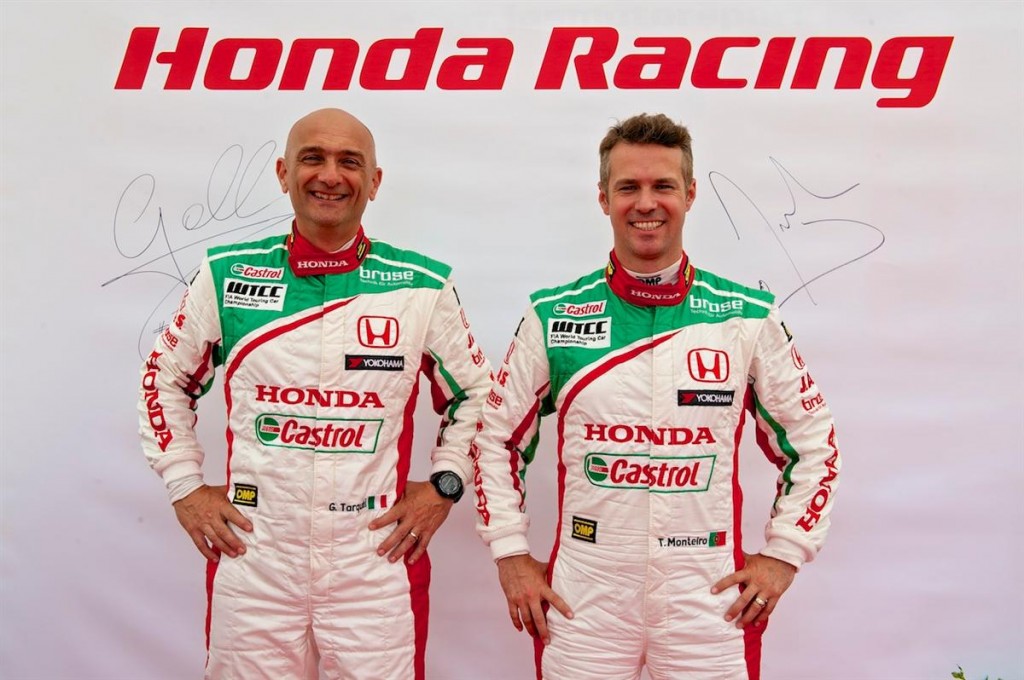 Gabriele Tarquini and Tiago Monteiro 2014 WTCC