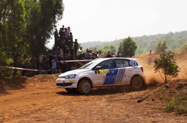 Karamjit Singh in the Volkswagen R2 Polo during the last round