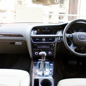 New  Audi A with interior India