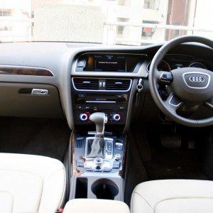 New  Audi A with interior India