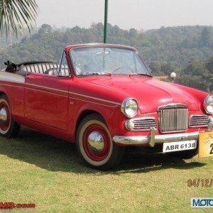 Sunbeam Rapier Harit Vintage Car Rally Lavasa