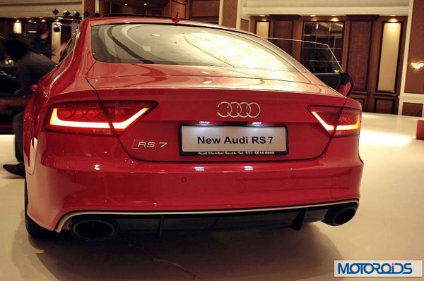 Audi RS7exterior and interior images from the India launch