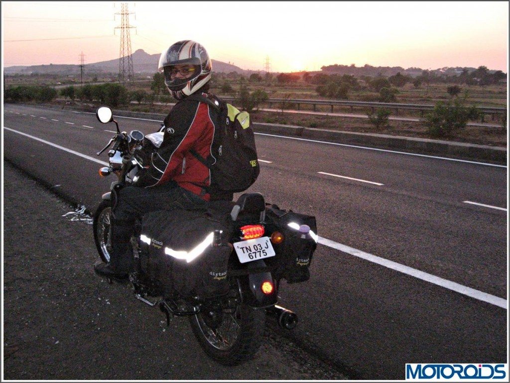 Dirtsack Motorcycle Luggage Reflective Strips