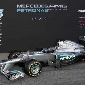 Mercedes AMG Petronas F car