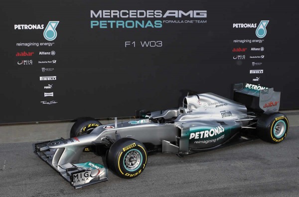 Mercedes AMG Petronas F1 car