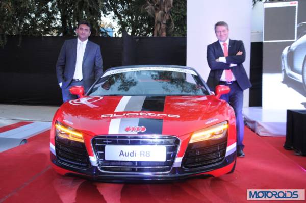 Mr. Joe King and  Kapil Pashankar at the Audi Nashik inauguration