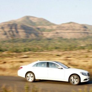 New  Mercedes S Class S Action shots