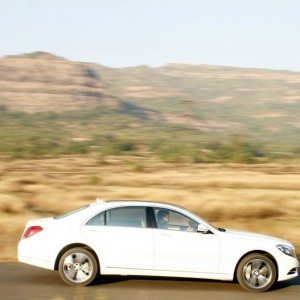 New  Mercedes S Class S Action shots