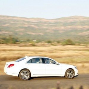 New  Mercedes S Class S Action shots