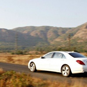 New  Mercedes S Class S Action shots