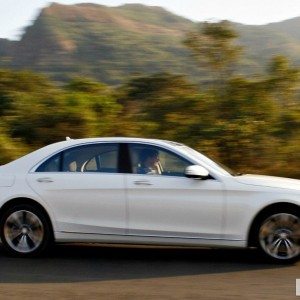 New  Mercedes S Class S Action shots