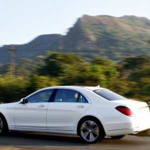 New  Mercedes S Class S Action shots