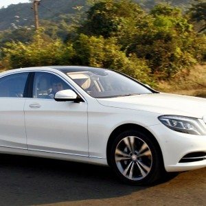 New  Mercedes S Class S Action shots