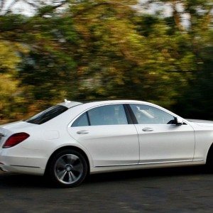 New  Mercedes S Class S Action shots