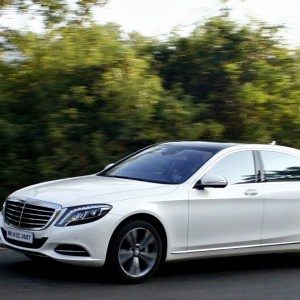 New  Mercedes S Class S Action shots