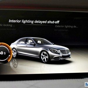 New  Mercedes S Class functions and features