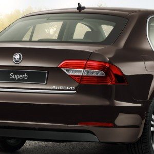 New skoda Superb India exterior