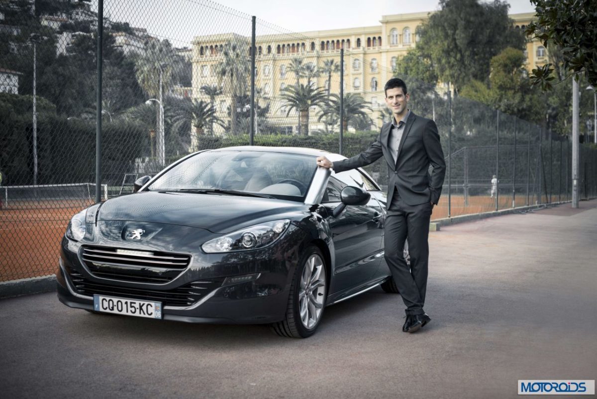 Novak Djokovic Peugeot brand ambassador