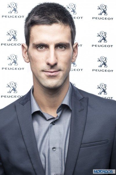 Novak Djokovic Peugeot brand ambassador