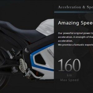 Terra Motors Kiwami Electric super bike top speed