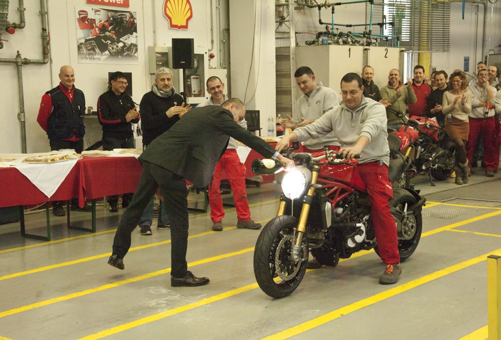 ducati monster 1200 begins production