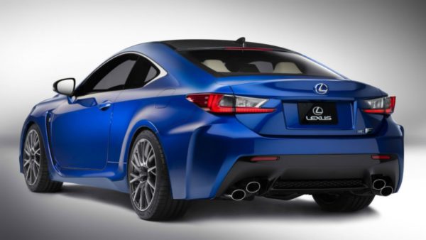 Lexus RC-F rear profile