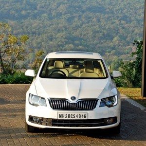 new  Skoda Superb facelift Interior