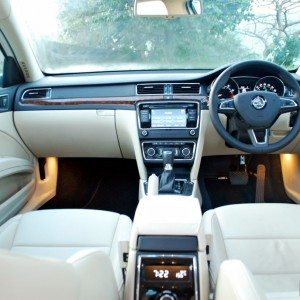 new  Skoda Superb facelift Interior