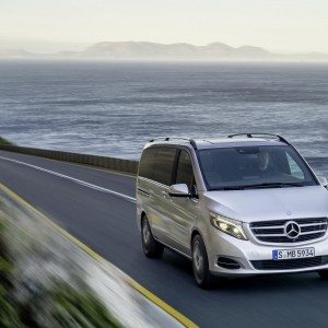 new mercedes v class images