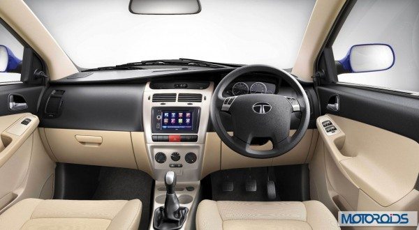 tata Vista VX tech interior