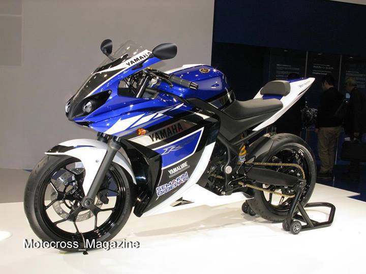 Is this how the production spec Yamaha YZF-R25 250cc sportsbike