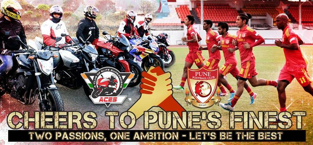 ACES Superbiker Club and Pune Football Club