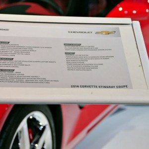 Chevrolet Corvette C at Auto Expo