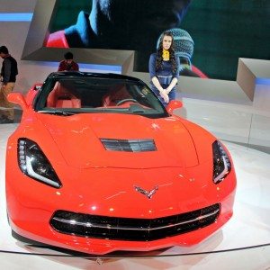 Chevrolet Corvette C at Auto Expo